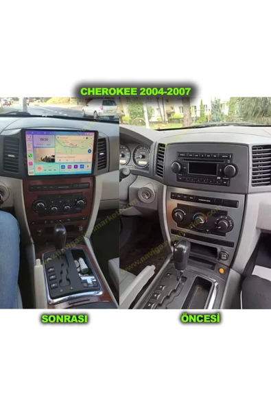 NAVMİNA JEEP Cherokee 2006-2007 Uyumlu 10 inç 4-32 GB Multimedya