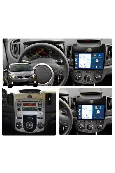 NAVMİNA KİA CERATO 2009-2012 ARASI DİJİTAL KLİMA UYUMLU 9 İNÇ 4-32 GB MULTİMEDYA KAMERAUyumlu - Resim 2