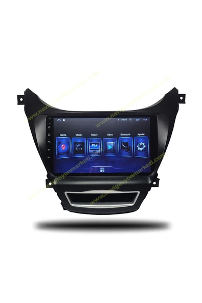 NAVMİNA Hyundai Elantra 2016 Uyumlu 9 inç 2+32 GB Multimedya - Resim 3