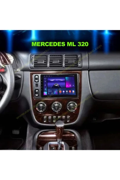 NAVMİNA MERCEDES ML320 1998-2003 UYUMLU 9 İNÇ 4-32 GB MULTİMEDYA - Resim 2