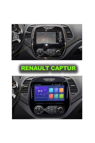 NAVMİNA RENAULT CAPTUR 2013-2020 UYUMLU 9 İNÇ 4-32 GB MULTİMEDYA ürün görseli