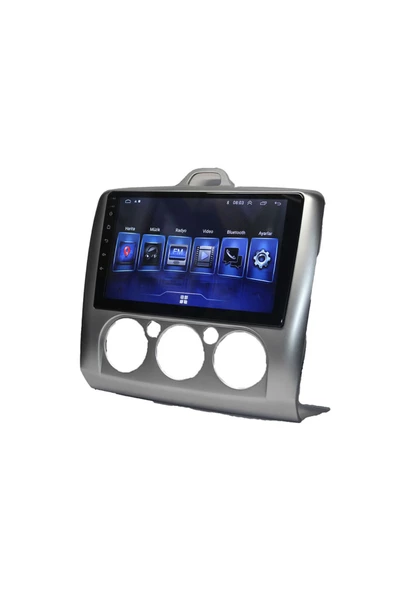 NAVMİNA Ford Focus 2 Connect 2007-2011 Manuel Klima Uyumlu 9 inç 2+32 GB Multimedya - Resim 5