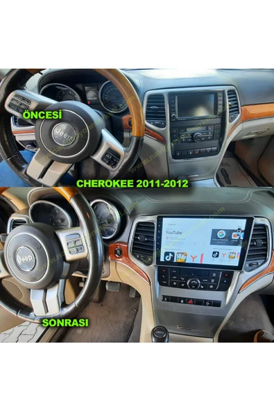 NAVMİNA JEEP Cherokee 2011-2012 Uyumlu 9 inç 4-32 GB Multimedya