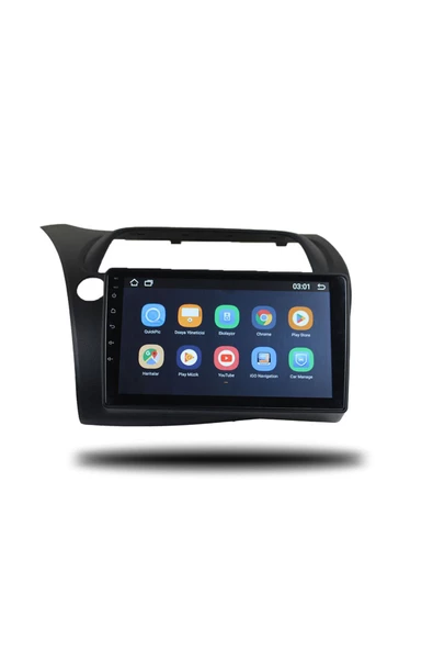 NAVMİNA Honda Civic HB Euro 2007-2012 Uyumlu 9 inç 2+32 GB Multimedya - Resim 5