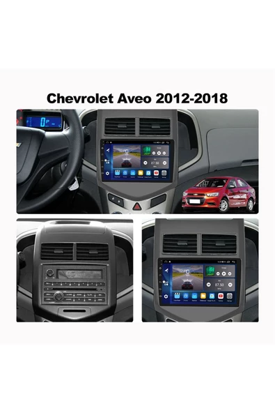 NAVMİNA Chevrolet Aveo 2012-2018 Uyumlu 9 inç Android Multimedya