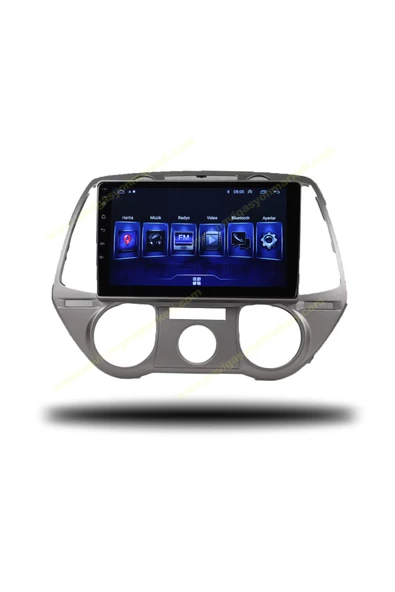 NAVMİNA HYUNDAİ İ20 2008-2011 Uyumlu MANUEL KLİMA UYUMLU 9 İNÇ 4.32GB MULTİMEDYA - Resim 4