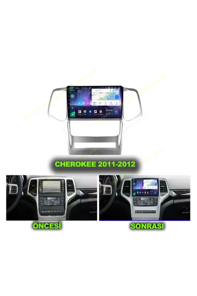 NAVMİNA JEEP Cherokee 2011-2012 Uyumlu 9 inç 4-32 GB Multimedya - Resim 3