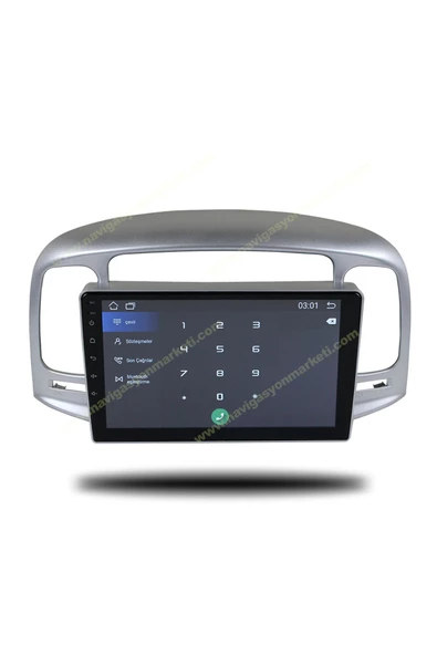 NAVMİNA Hyundai Accent ERA 2006-2012 Uyumlu 9 inç 2+32 GB Multimedya - Resim 5