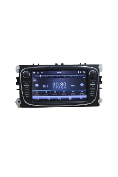 NAVMİNA Ford Focus 2 Mondeo 2007-2011 Uyumlu 7 inç Siyah 2+32 GB Multimedya - 4