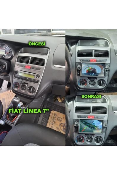 NAVMİNA Fiat Linea Punto 2006-2015 Uyumlu 7 inç 4+32 GB Multimedya