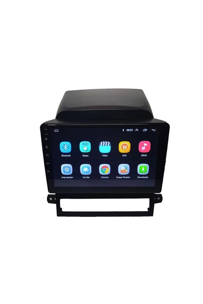 NAVMİNA Chevrolet Captiva 2007-2012 Uyumlu 9 inç Üste Takılan Model Multimedya - Resim 4