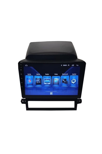 NAVMİNA Chevrolet Captiva 2007-2012 Uyumlu 9 inç Üste Takılan Model Multimedya - Resim 2