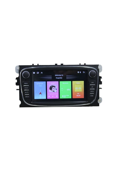 NAVMİNA Ford Focus 2 Mondeo 2007-2011 Uyumlu 7 inç Siyah 2+32 GB Multimedya - 2