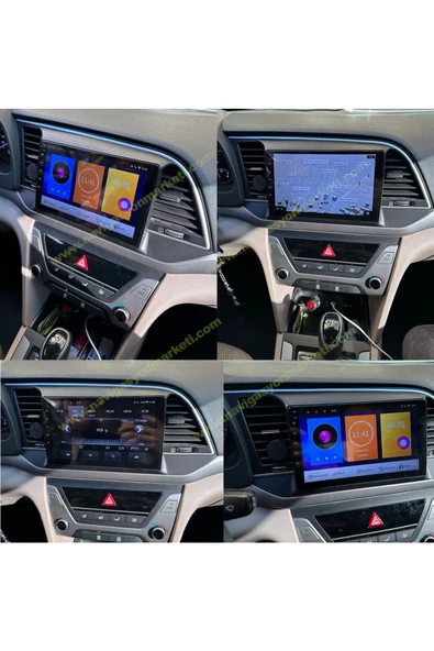 NAVMİNA Hyundai Elantra 2015-2018 Uyumlu 9 inç 2+32 GB Multimedya - Resim 4
