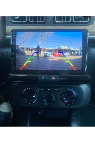 NAVMİNA Citroen C3 2020-2014 Uyumlu 2+32 gb 10 inç Siyah Çerçeveli Multimedya - Resim 2