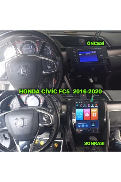 NAVMİNA Honda FC5 2016-2020 Uyumlu 9.7 inç Tesla 2+32 GB Multimedya ürün görseli