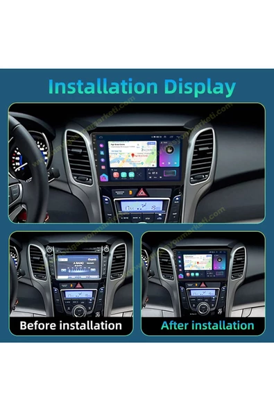 NAVMİNA Hyundai İ30 2012-2015 Uyumlu 9 inç 4-32 GB Multimedya