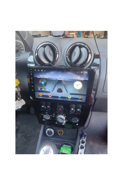 NAVMİNA Dacia Duster 2010-2013 Logan 2012-2015 Stepway 2008-2012 Uyumlu 9 inç 2+32 gb Siyah Multimedya