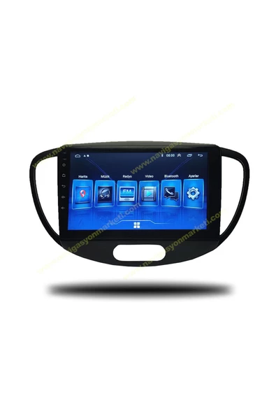 NAVMİNA Hyundai İ10 2008-2012 Uyumlu 9 inç 2+32 GB Multimedya - 5