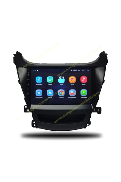 NAVMİNA Hyundai Elantra 2014 Uyumlu 9 inç 2+32 GB Multimedya - Resim 3