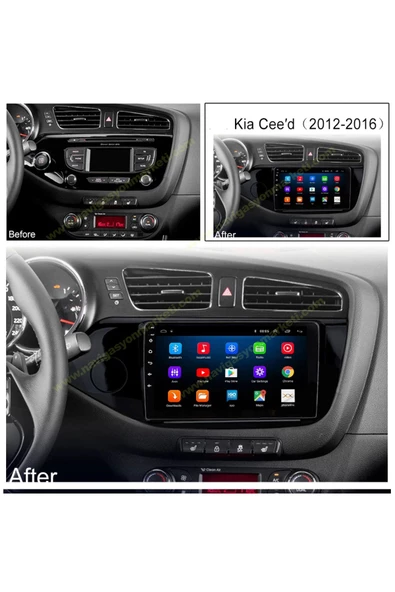 NAVMİNA Ki?a Ceed 2012-2017 Uyumlu 9 I?nç 4-32 Gb Multi?medya Kamera - 2
