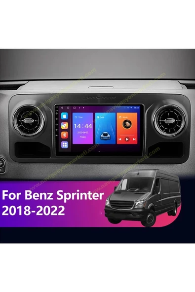 NAVMİNA Mercedes Spri?nter 2019-2022 Uyumlu 10 I?nç 4-32gb Multi?medya