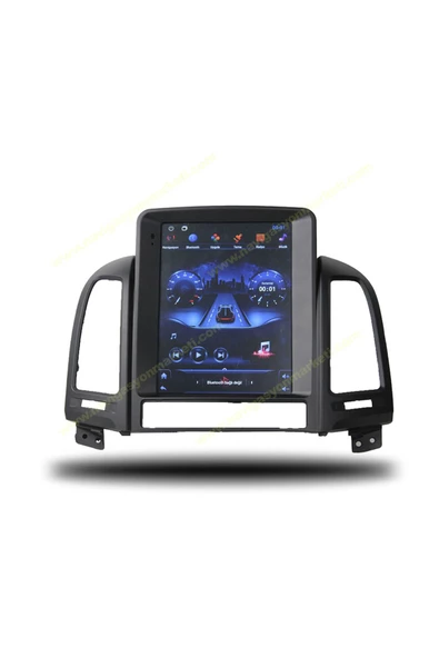 NAVMİNA Hyundai Santafe 2007-2011 Uyumlu 9.7 inç Tesla 4-32 GB Multimedya - Resim 2