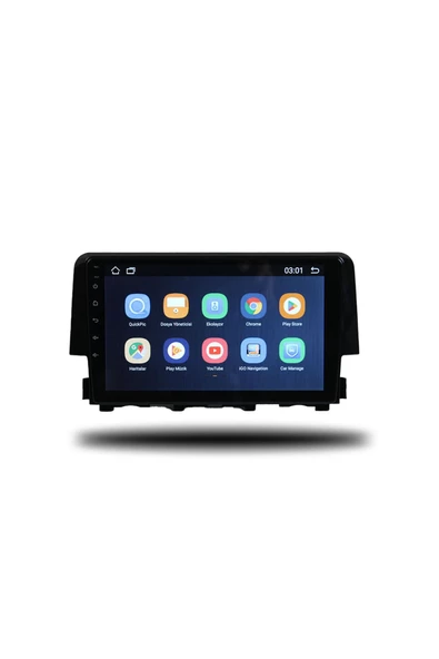 NAVMİNA Honda Civic FC5 2016-2020 Uyumlu 9 inç 2+32 GB Multimedya - 4