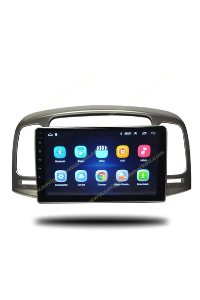 NAVMİNA Hyundai Accent ERA 2006-2012 Uyumlu 9 inç 2+32 GB Multimedya - Resim 3