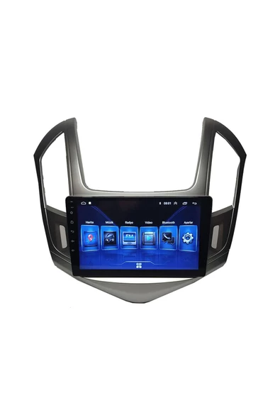 NAVMİNA Chevrolet CRUZE 2013-2015 Uyumlu 9 inç Gri Çerçeveli Multimedya - Resim 5