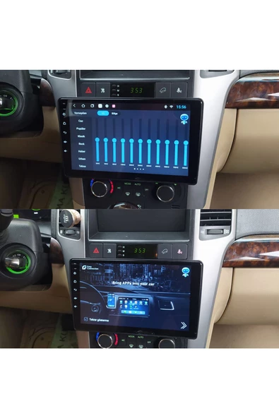 NAVMİNA Chevrolet Captiva  2007-2012 Epica 2004-2011 Uyumlu 9 inç Alta Takılan Model Multimedya - Resim 2
