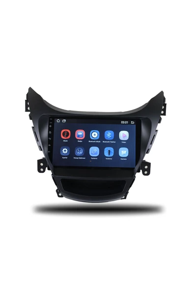 NAVMİNA Hyundai Elantra 2011-2012 Uyumlu 9 inç 2+32 GB Multimedya - Resim 4
