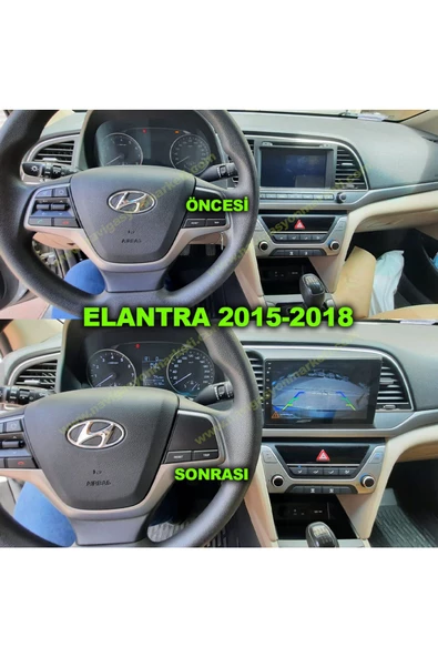NAVMİNA Hyundai Elantra 2015-2018 Uyumlu 9 inç 2+32 GB Multimedya - Resim 2
