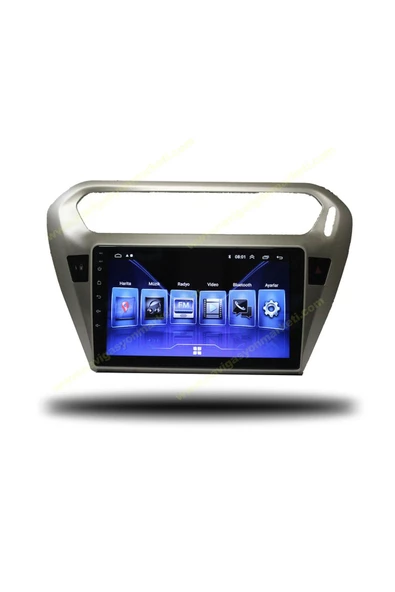 NAVMİNA Peugeot 301  Ci?troen C-elysee Uyumlu Bej 9 I?nç 4-32 Gb Multi?medya - 3