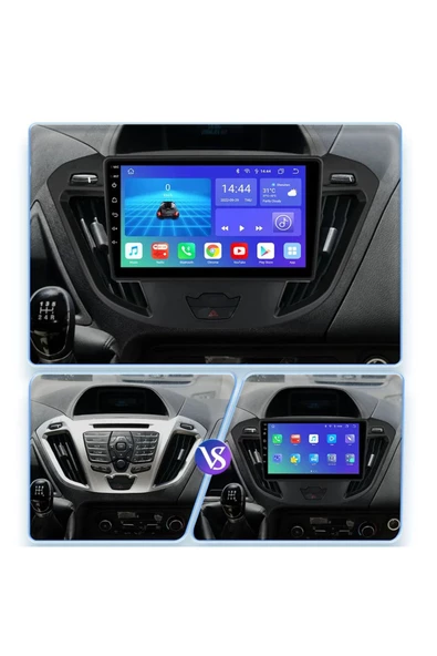 NAVMİNA Ford Transit 2014-2017 Uyumlu 9 inç 2+32gb Multimedya - Resim 3