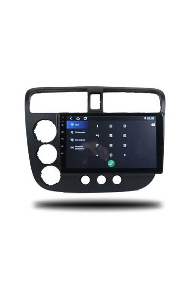 NAVMİNA Honda Civic 2001-2006 Uyumlu 9 inç 2+32 Gb Multimedya - Resim 5