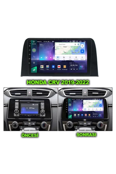 NAVMİNA Honda CRV 2019-2022 Uyumlu 10 inç 2+32 GB Multimedya