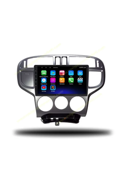 NAVMİNA Hyundai Matrix 2006-2011 Uyumlu 9 inç 4-32 GB Multimedya - Resim 4