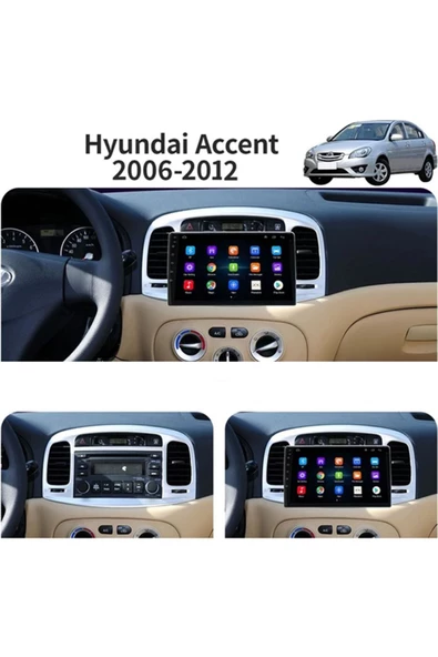 NAVMİNA Hyundai Accent ERA 2006-2012 Uyumlu 9 inç 2+32 GB Multimedya ürün görseli