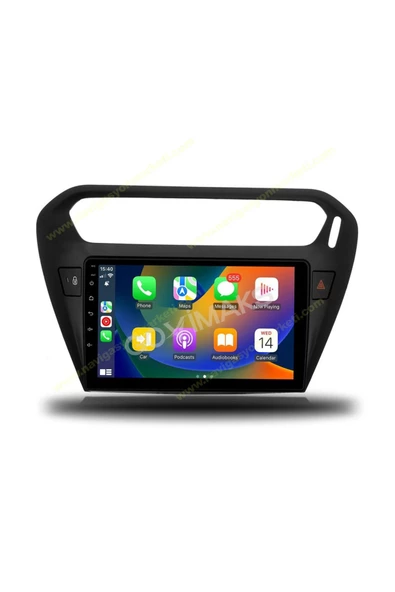 NAVMİNA CİTRROEN C-ELYSEE / PEUGEOT 301 UYUMLU SİYAH 9 İNÇ 4-32 GB MULTİMEDYA ürün görseli