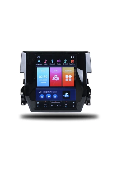 NAVMİNA Honda FC5 2016-2020 Uyumlu 9.7 inç Tesla 2+32 GB Multimedya - Resim 4