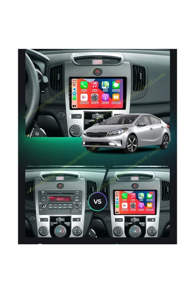 NAVMİNA KİA CERATO 2009-2012 ARASI DİJİTAL KLİMA UYUMLU 9 İNÇ 4-32 GB MULTİMEDYA KAMERAUyumlu ürün görseli