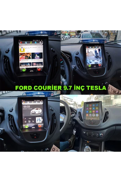 NAVMİNA Ford Courier 2014-2022 Uyumlu 9.7 inç TESLA EKRAN 2+32 GB Multimedya