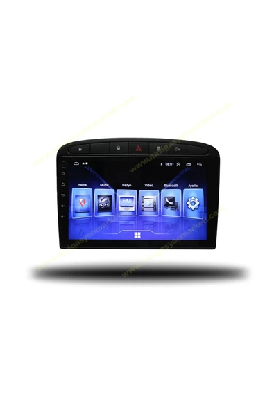 NAVMİNA PEUGEOT 308 2007-2013 UYUMLU 9 İNÇ 4-32 GB MULTİMEDYA - Resim 2