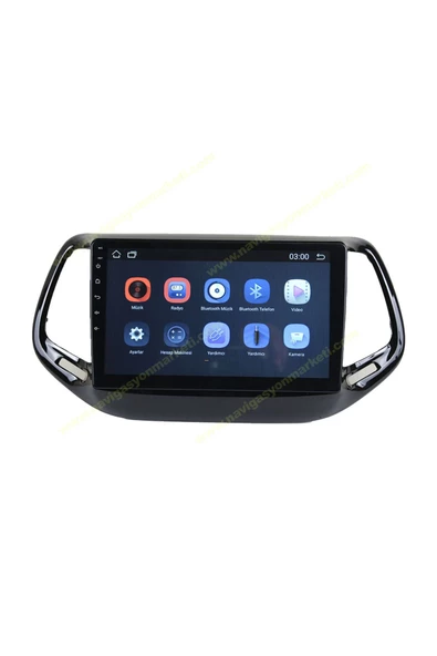 NAVMİNA JEEP Compas 2017-2021 Uyumlu 10 inç 4-32 GB Multimedya - Resim 3
