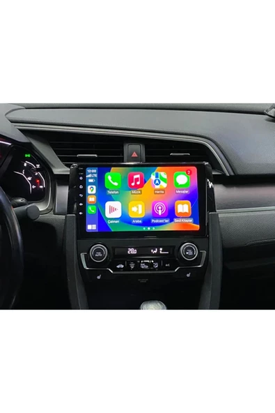 NAVMİNA Honda Civic FC5 2016-2020 Uyumlu 9 inç 2+32 GB Multimedya - 5