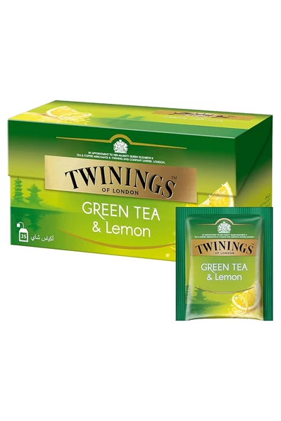 Twinings Limonlu Yeşil Çay 25'li Bardak Poşet