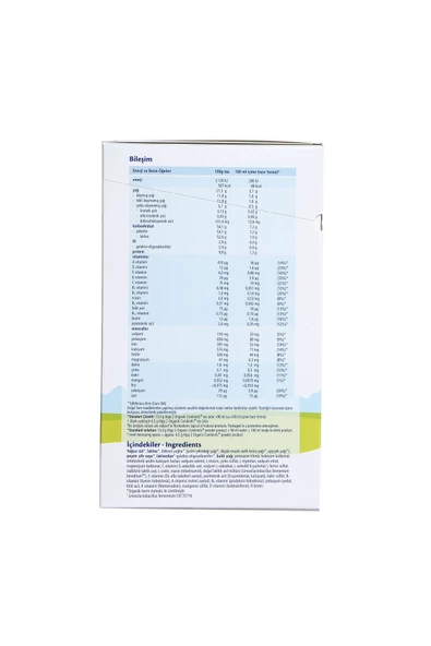 2 Organik Combiotic Devam Sütü 800 gr 6-12 Ay NO COLOR 2 - Resim 3