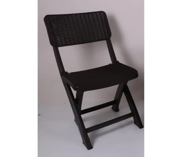 Mandella Sky Katlanır Rattan Sandalye (Kamp - Piknik Sandalyesi) Kahverengi