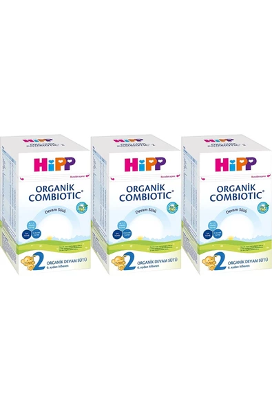 Organik Combiotic Bebek Devam Sütü 800gr No:2 (6. AYDAN İTİBAREN) (3 LÜ SET)